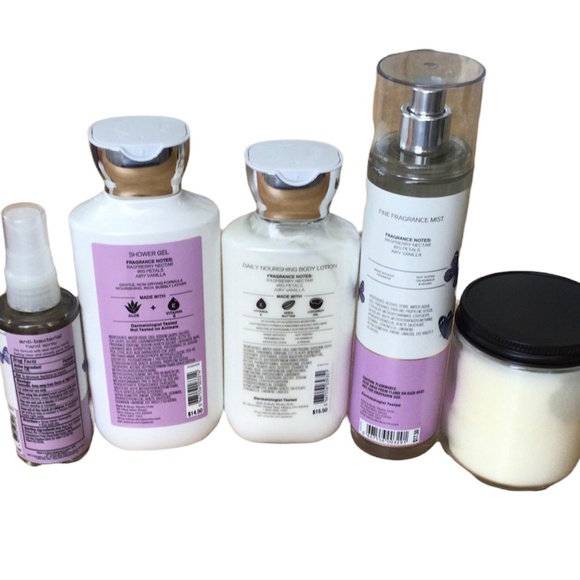 Bath & Body Works One Of A Kind Set Butterfly + Bubbly Rose New - Picture 7 of 7